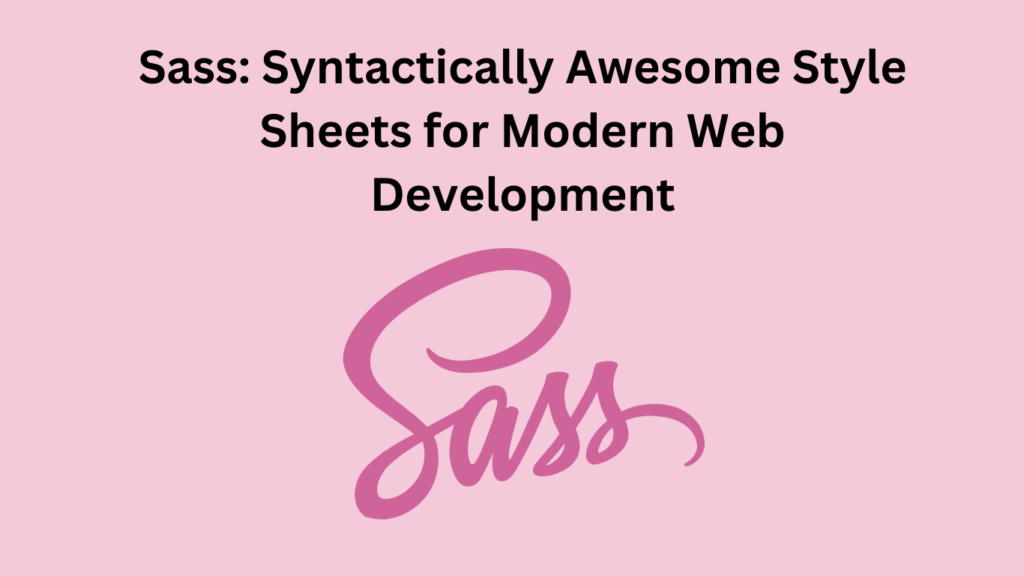 sass: web development