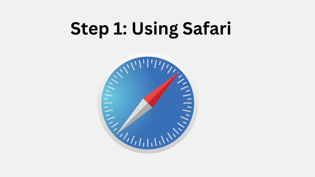 Using Safari